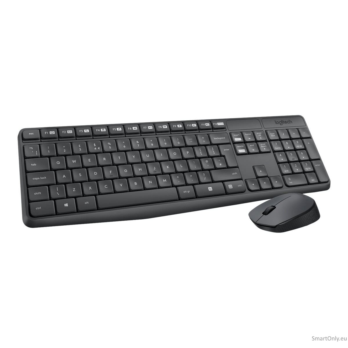 Logitech MK235 Keyboard and Mouse Set Wireless Mouse included Batteries included US Black 475 g 8 Logitech MK235 Keyboard and Mouse Set Wireless Mouse included Batteries included US Black 475 g 8