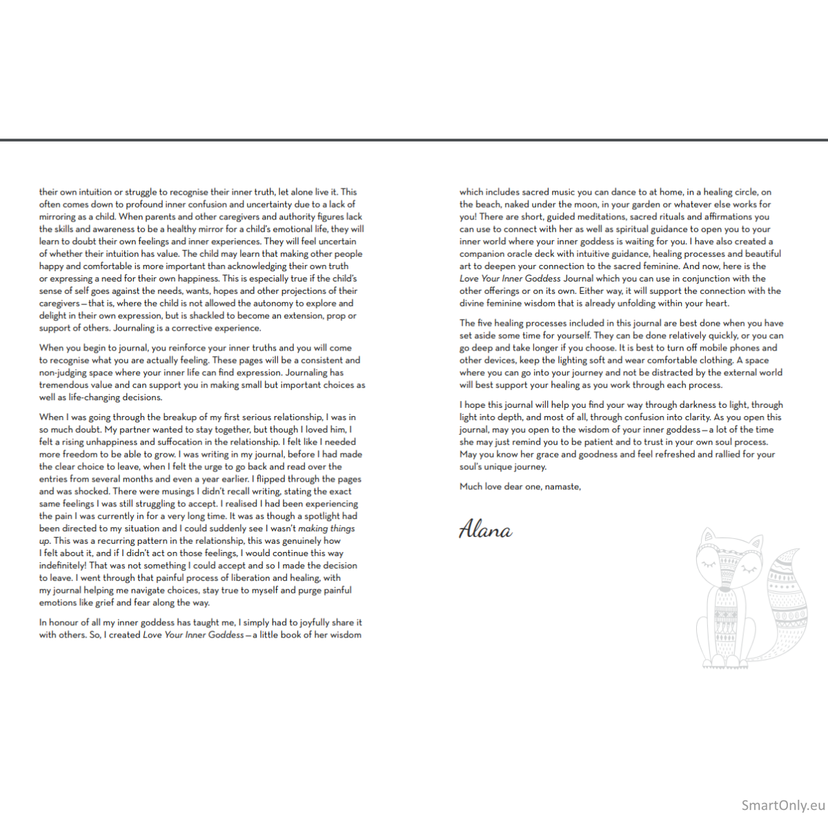 Love Your Inner Goddess Journal užrašinė Blue Angel 4 Love Your Inner Goddess Journal užrašinė Blue Angel 4