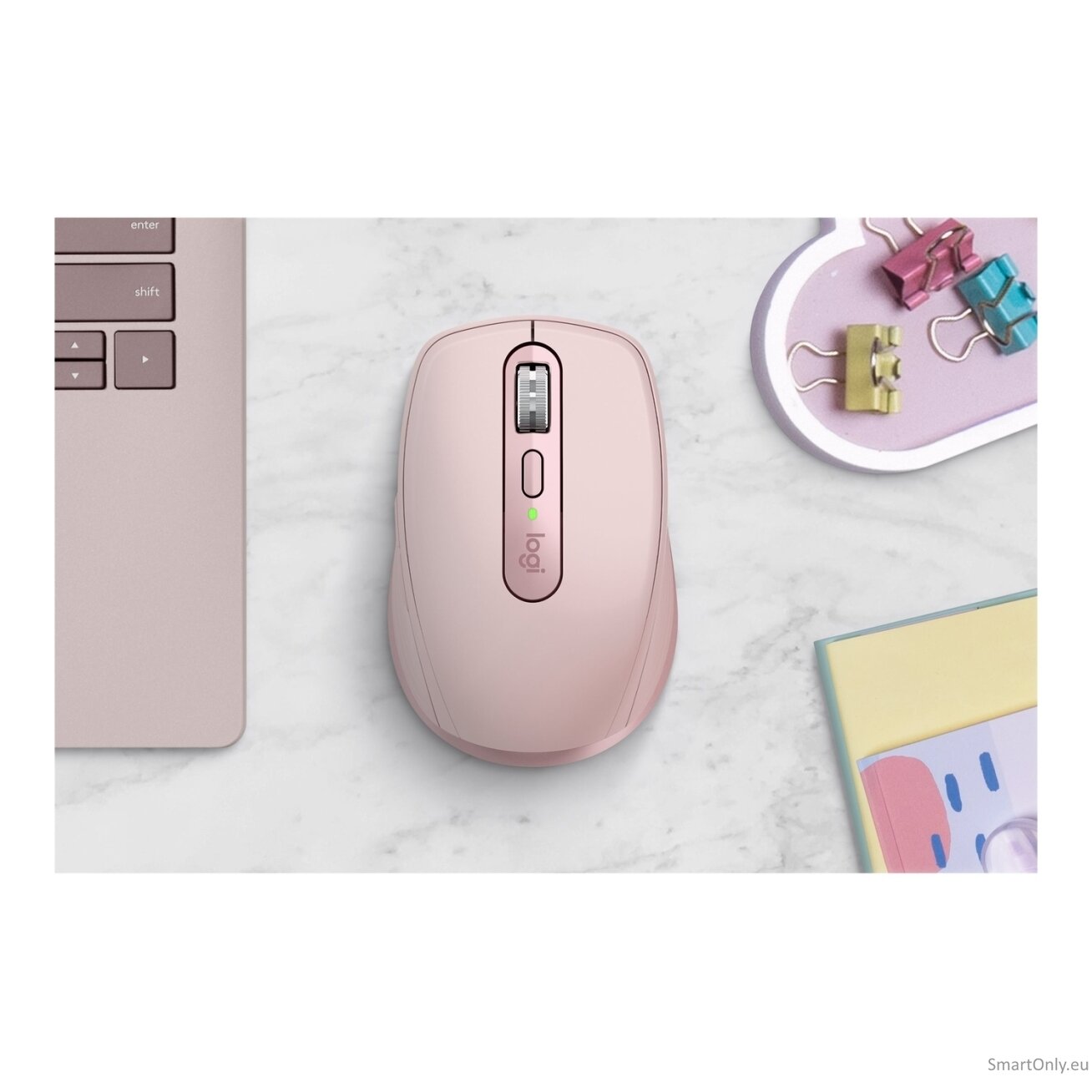 Logitech | Mouse | MX Anywhere 3S | Wireless | Bluetooth | Pink 9 Logitech | Mouse | MX Anywhere 3S | Wireless | Bluetooth | Pink 9