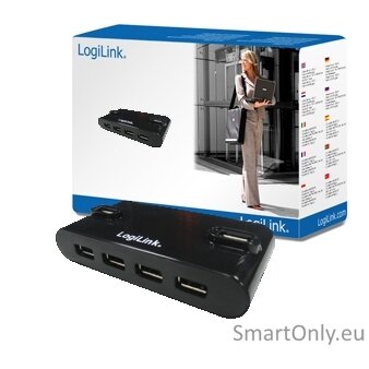 Logilink | USB 2.0 Hub-4 port whit power adapter Logilink | USB 2.0 Hub-4 port whit power adapter