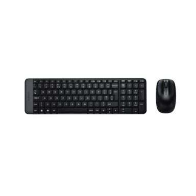Logitech MK220 Combo Wireless Keyboard and Mouse US Black Logitech