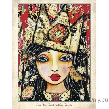 Love Your Inner Goddess Journal užrašinė Blue Angel