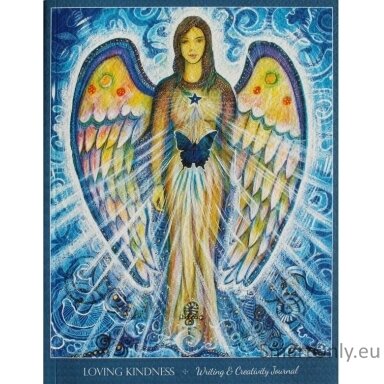 loving-kindness-writing-and-creativity-journal-uzrasine-blue-angel