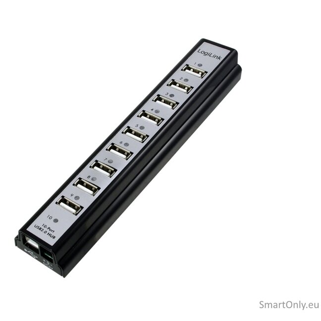 Logilink | USB 2.0 Hub-10 port whit power adapter 3