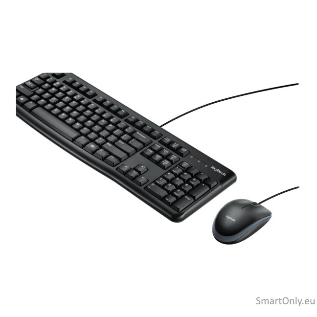 Logitech Desktop MK120 Wired keyboard USB Mouse included US Black 5