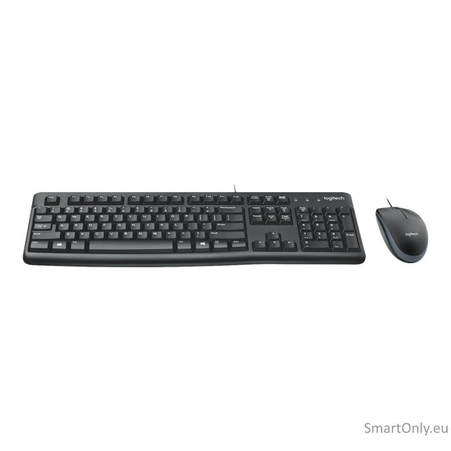 Logitech Desktop MK120 Wired keyboard USB Mouse included US Black 6 Logitech Desktop MK120 Wired keyboard USB Mouse included US Black 6