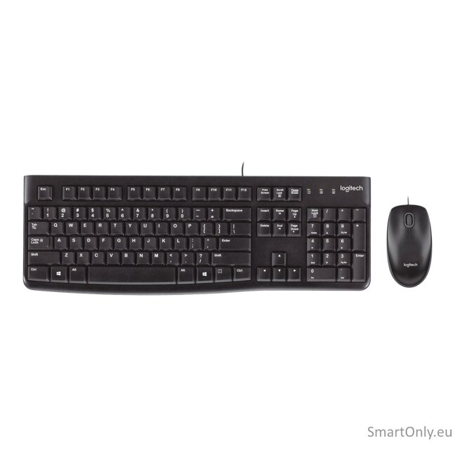 Logitech Desktop MK120 Wired keyboard USB Mouse included US Black 7 Logitech Desktop MK120 Wired keyboard USB Mouse included US Black 7