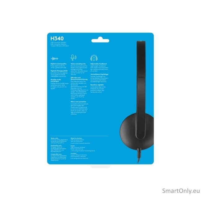 Logitech | H340 | On-Ear USB Type-A 5