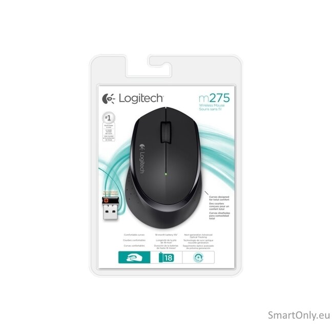 Logitech | M280 | Wireless Mouse | Black 8 Logitech | M280 | Wireless Mouse | Black 8
