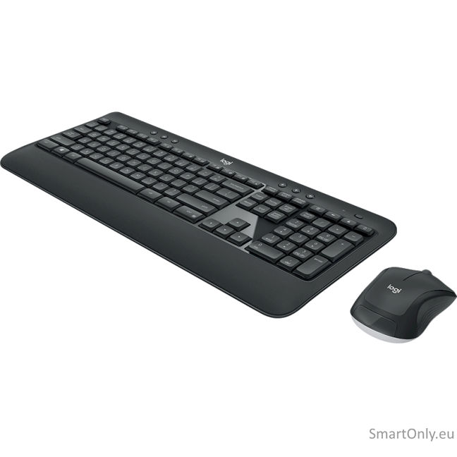 Logitech MK540 Advanced Keyboard and Mouse Set Wireless Mouse included Batteries included US Wireless connection USB Black 1 Logitech MK540 Advanced Keyboard and Mouse Set Wireless Mouse included Batteries included US Wireless connection USB Black 1