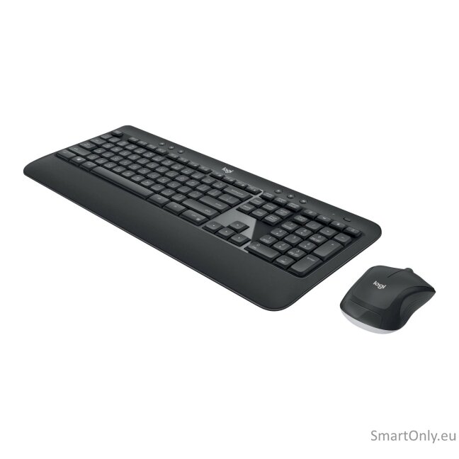 Logitech MK540 Advanced Keyboard and Mouse Set Wireless Mouse included Batteries included US Wireless connection USB Black 4