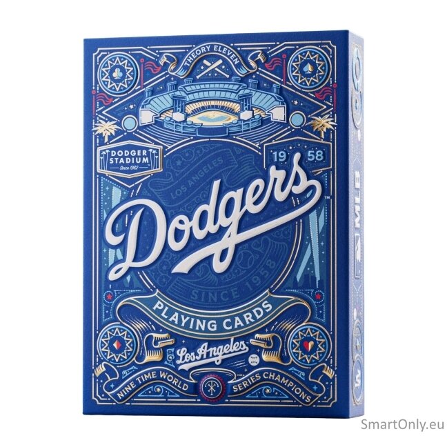 Los Angeles Dodgers žaidimo kortos Theory11 3 Los Angeles Dodgers žaidimo kortos Theory11 3