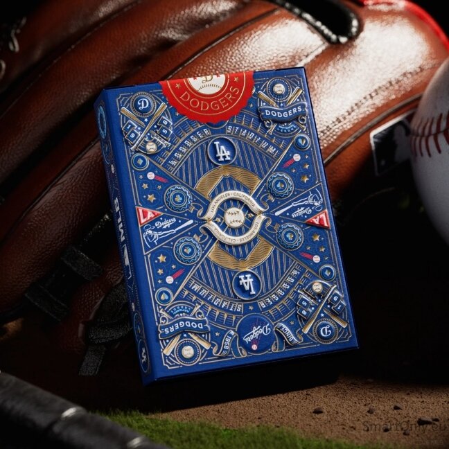 Los Angeles Dodgers žaidimo kortos Theory11 6 Los Angeles Dodgers žaidimo kortos Theory11 6