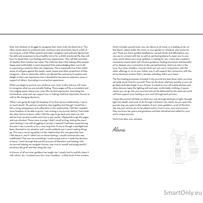Love Your Inner Goddess Journal užrašinė Blue Angel 4 Love Your Inner Goddess Journal užrašinė Blue Angel 4
