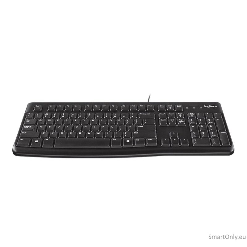 Logitech Desktop MK120 Wired keyboard USB Mouse included US Black 11