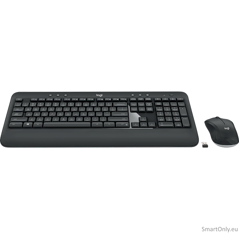 Logitech MK540 Advanced Keyboard and Mouse Set Wireless Mouse included Batteries included US Wireless connection USB Black 2 Logitech MK540 Advanced Keyboard and Mouse Set Wireless Mouse included Batteries included US Wireless connection USB Black 2