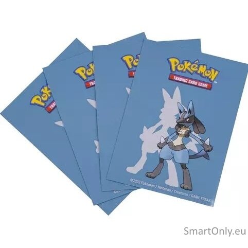 Lucario Standard apsauginės kortų įmautės (65 kortoms) Pokémon Ultra Pro 1 Lucario Standard apsauginės kortų įmautės (65 kortoms) Pokémon Ultra Pro 1