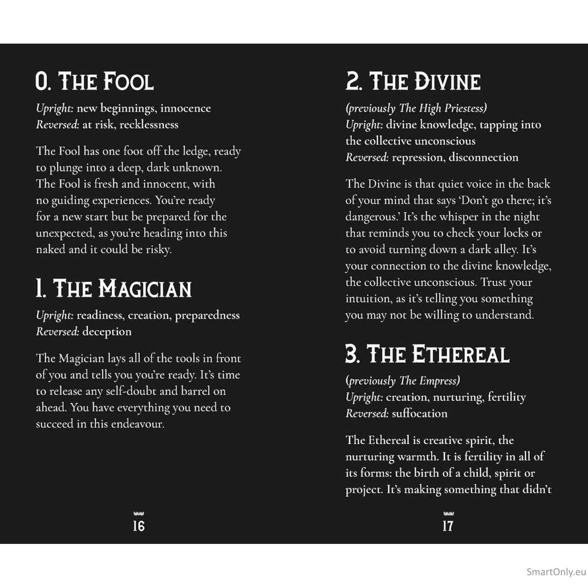 Macabre Taro kortos kišeninis leidimas metalinėje dėžutėje Rockpool Publishing 10 Macabre Taro kortos kišeninis leidimas metalinėje dėžutėje Rockpool Publishing 10