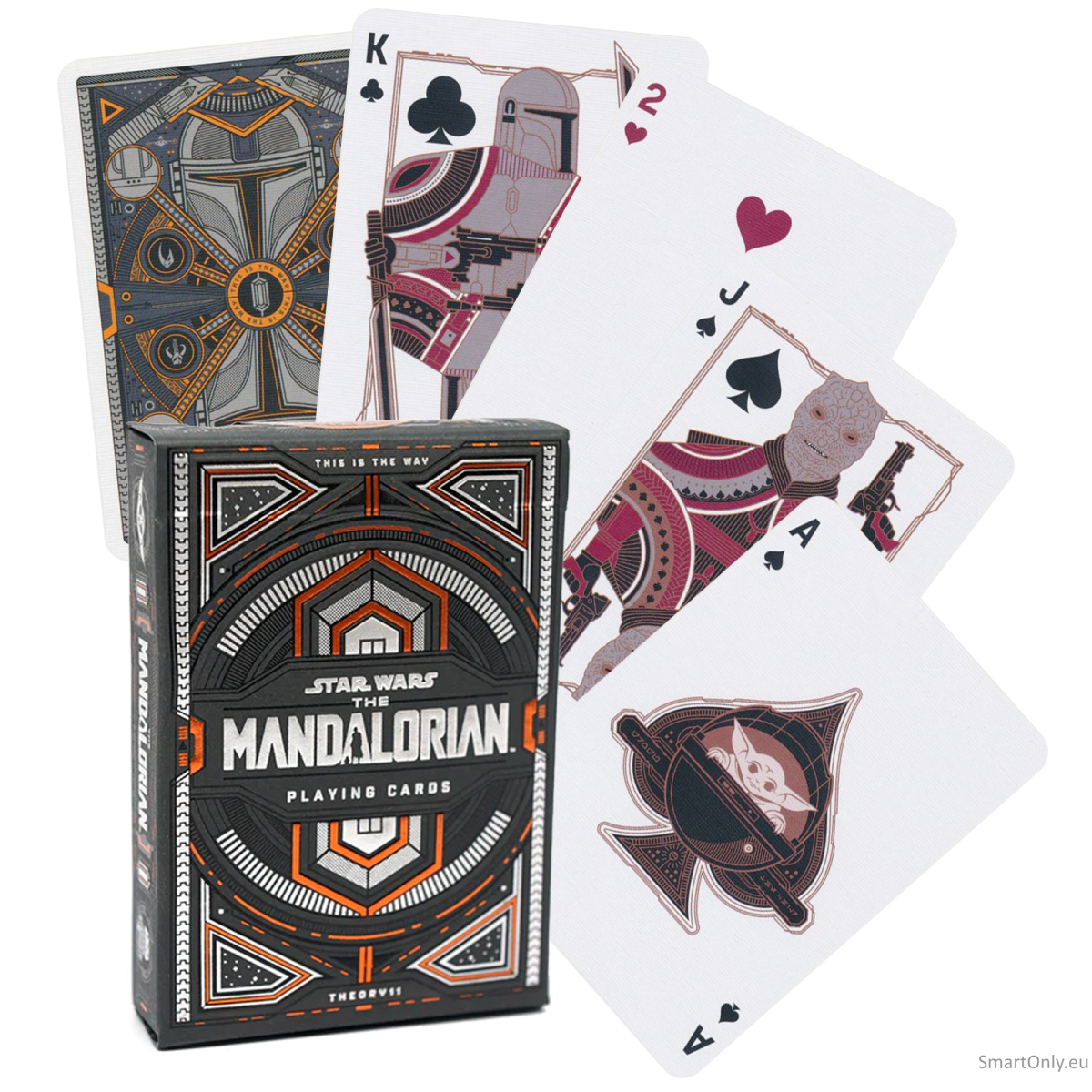 Mandalorian V2 Stars Wars žaidimo kortos Theory11 Mandalorian V2 Stars Wars žaidimo kortos Theory11