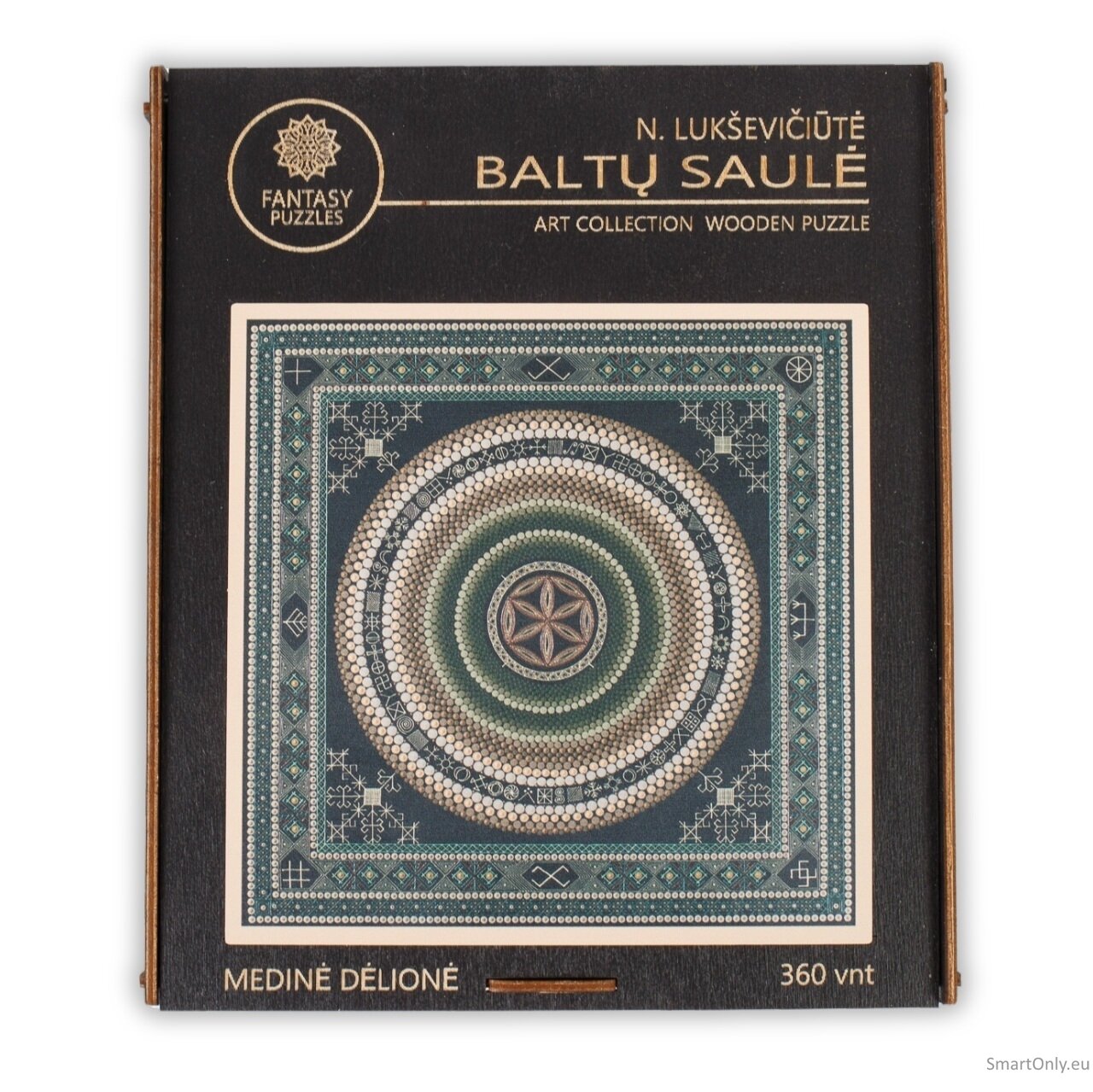 Mandala BALTŲ SAULĖ Medinė Dėlionė (360 detalių) Fantasy Puzzles