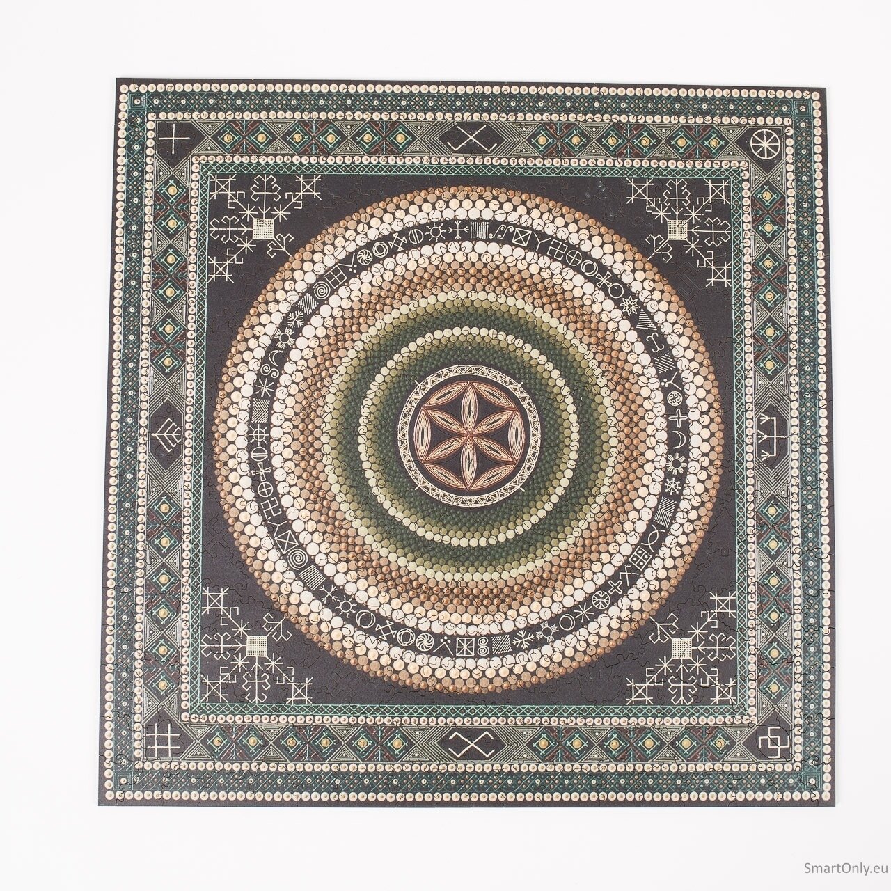 Mandala BALTŲ SAULĖ Medinė Dėlionė (360 detalių) Fantasy Puzzles 5