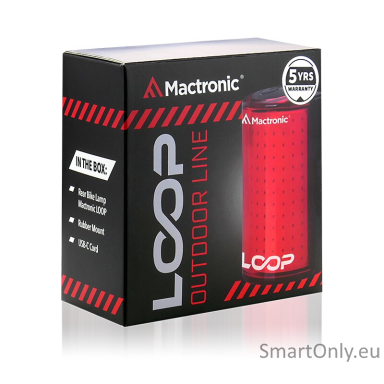 Mactronic LOOP Galinis dviračio žibintas Mactronic LOOP Galinis dviračio žibintas