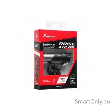 Mactronic Noise XTR 04 Priekinis dviračio žibintas Mactronic Noise XTR 04 Priekinis dviračio žibintas