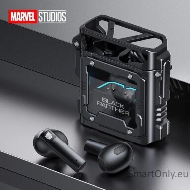 MARVEL Avengers BTMV08 Black Panther TWS belaidės ausinės MARVEL Avengers BTMV08 Black Panther TWS belaidės ausinės