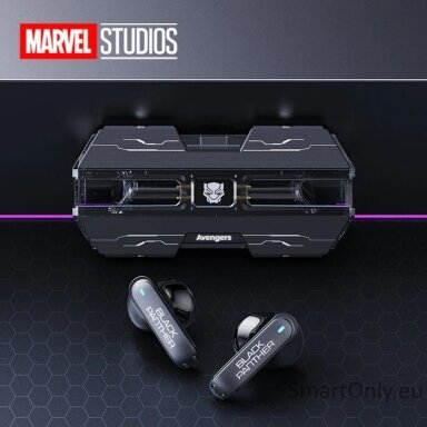 MARVEL Avengers BTMV21 Black Panther TWS belaidės ausinės MARVEL Avengers BTMV21 Black Panther TWS belaidės ausinės