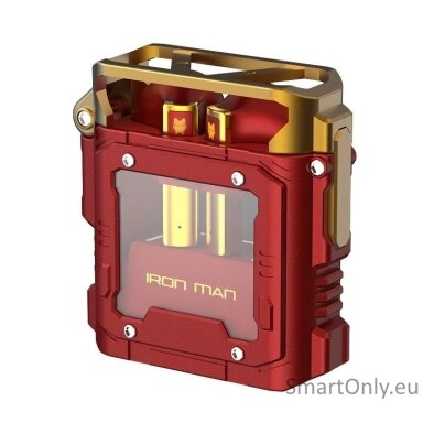 Marvel Battleship BTMV08 Iron Man TWS belaidės ausinės Marvel Battleship BTMV08 Iron Man TWS belaidės ausinės