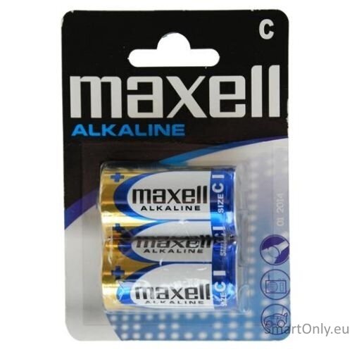 Maxell LR14 C baterijos 2 vnt. Maxell LR14 C baterijos 2 vnt.