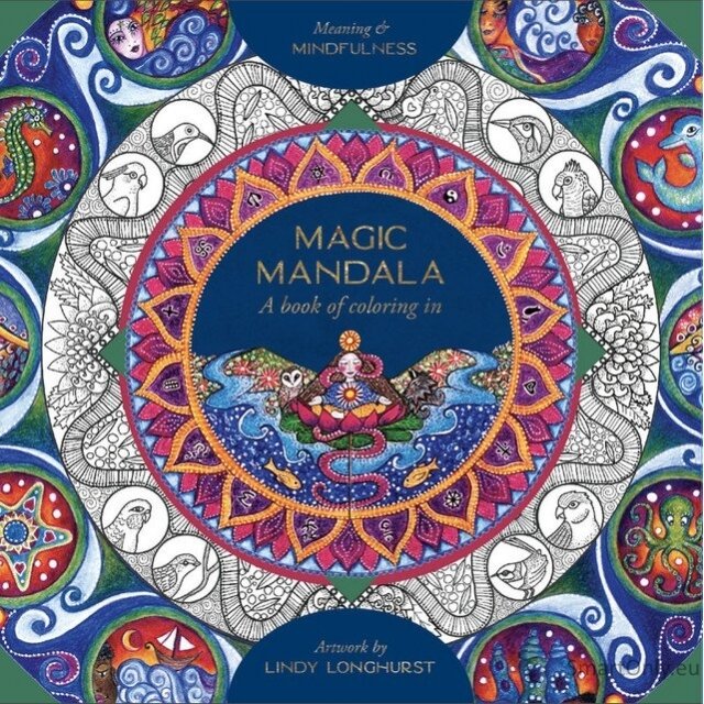 Magic Mandala a Book of Coloring in spalvinimo knyga Blue Angel Magic Mandala a Book of Coloring in spalvinimo knyga Blue Angel