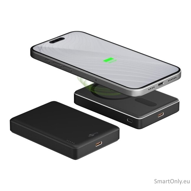 Magnetic Wireless Power Bank | 70183 | 10000 mAh | USB-C | Black 5 Magnetic Wireless Power Bank | 70183 | 10000 mAh | USB-C | Black 5