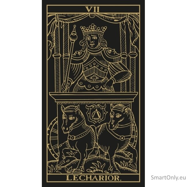 Marseille Tarot kortos aukso ir juodos sp. leidimas Lo Scarabeo 7 Marseille Tarot kortos aukso ir juodos sp. leidimas Lo Scarabeo 7