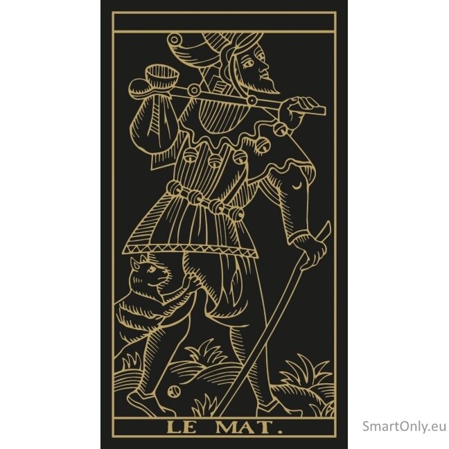Marseille Tarot kortos aukso ir juodos sp. leidimas Lo Scarabeo 1