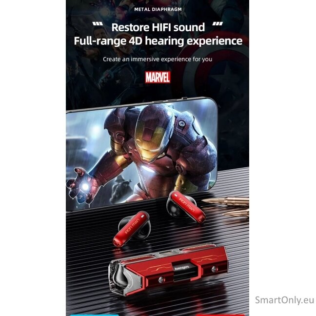 MARVEL Avengers BTMV21 Black Panther TWS belaidės ausinės 3