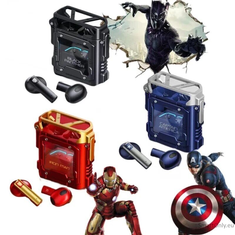 MARVEL Avengers BTMV08 Black Panther TWS wireless earphones 2