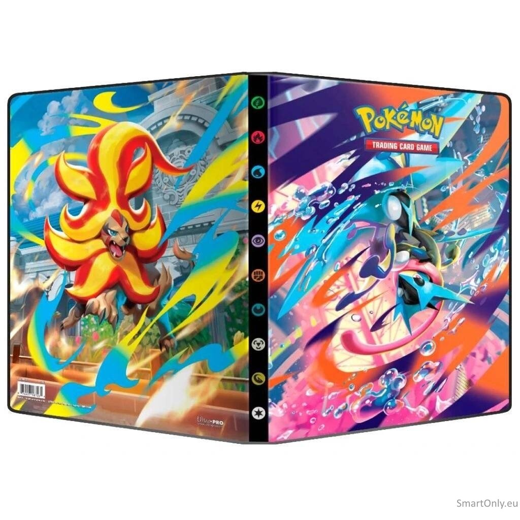 Mega Evolution Chaos Rising 9 kišenių albumas Pokémon kortelėms Ultra Pro 1 Mega Evolution Chaos Rising 9 kišenių albumas Pokémon kortelėms Ultra Pro 1