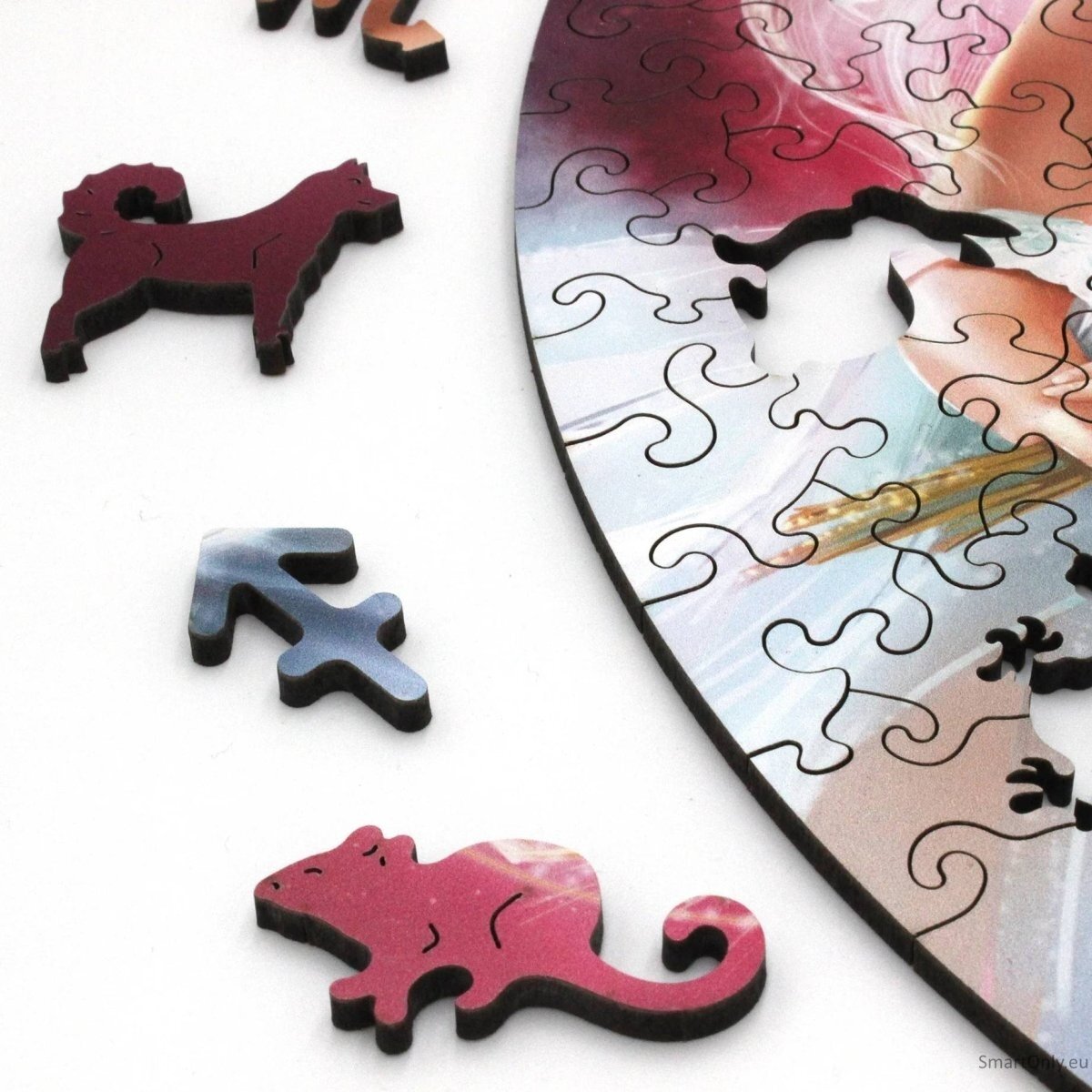 Mergelė (Zodiakai) Dėlionė Iš Medžio (200 detalių) Fantasy Puzzles 4 Mergelė (Zodiakai) Dėlionė Iš Medžio (200 detalių) Fantasy Puzzles 4