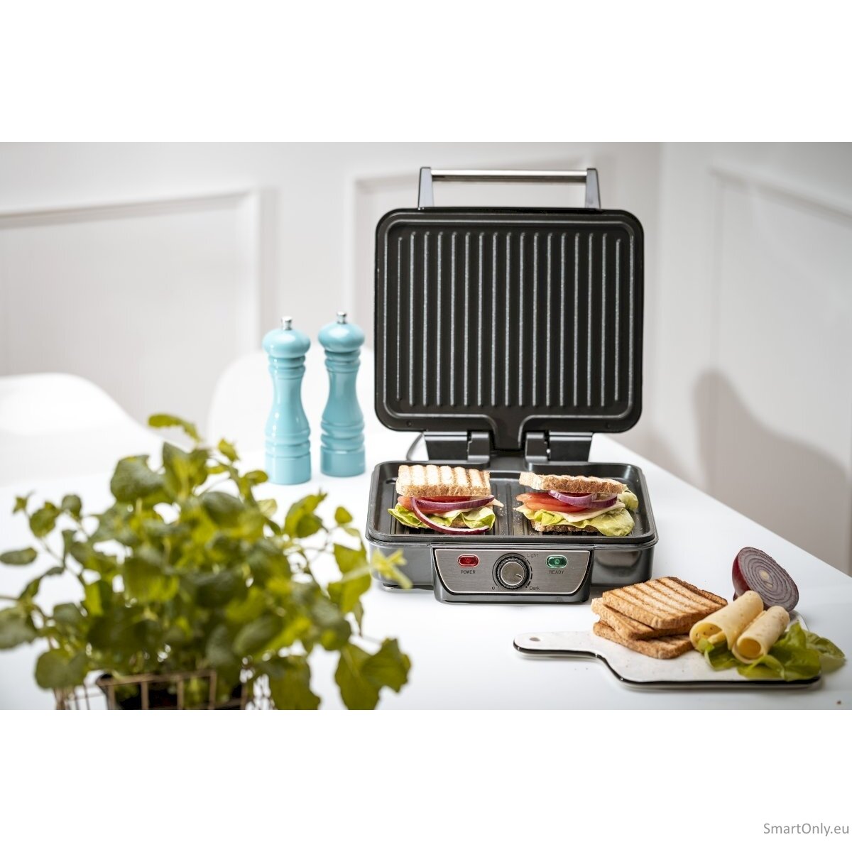Mesko Grill MS 3050 Contact grill 1800 W Black/Stainless steel 7 Mesko Grill MS 3050 Contact grill 1800 W Black/Stainless steel 7