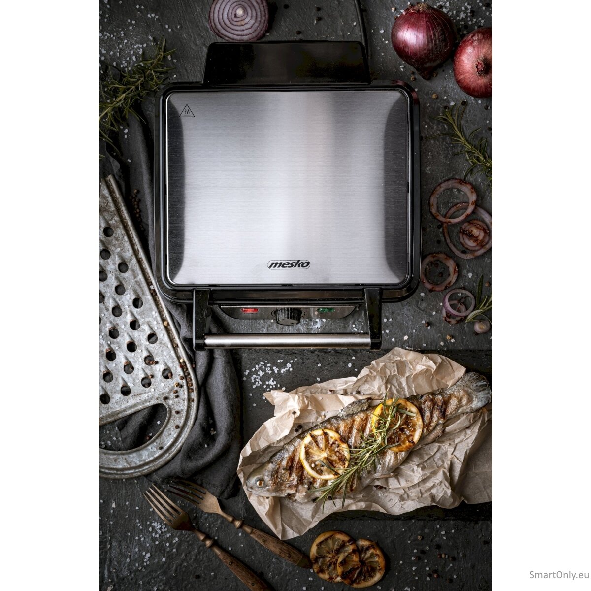 Mesko Grill MS 3050 Contact grill 1800 W Black/Stainless steel 8 Mesko Grill MS 3050 Contact grill 1800 W Black/Stainless steel 8