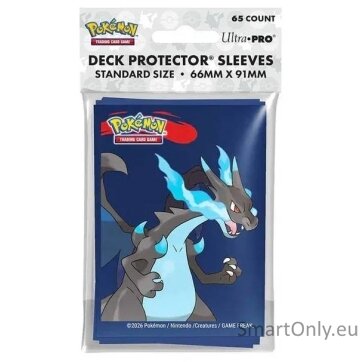 Mega Charizard X Standard apsauginės kortų įmautės (65 kortoms) Pokémon Ultra Pro 2