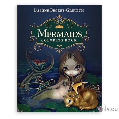 Mermaids Spalvinimo knyga Blue Angel