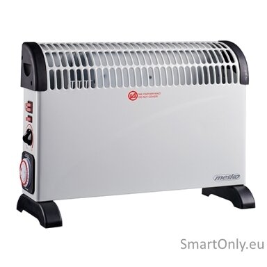 Mesko | Convector Heater with Timer and Turbo Fan | MS 7741w | Convection Heater | 2000 W | Number of power levels 3 | White
