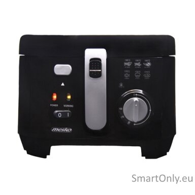 Mesko | Deep fryer | MS 4908 | Power 1800 W | Capacity 2.5 L | Black