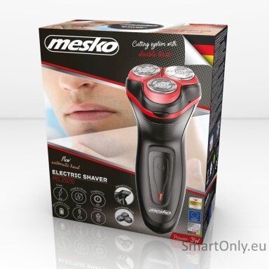 Mesko Electric Shaver MS 2926 Charging time 8 h, NiMH, Number of shaver heads/blades 3, Black, Cordless Mesko Electric Shaver MS 2926 Charging time 8 h, NiMH, Number of shaver heads/blades 3, Black, Cordless