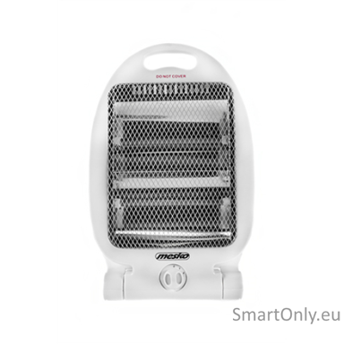 Mesko | Heater | MS 7710 | Halogen Heater | 800 W | Number of power levels 2 | White