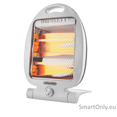 Mesko | Heater | MS 7710 | Halogen Heater | 800 W | Number of power levels 2 | White