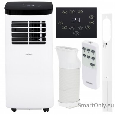 Mesko Air conditioner MS 7928 Number of speeds 2, Fan function, White/Black, 7000 BTU/h 3