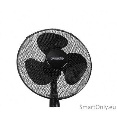 Mesko Fan MS 7311 Stand Fan, Number of speeds 3, 45 W, Oscillation, Diameter 40 cm, Black 1